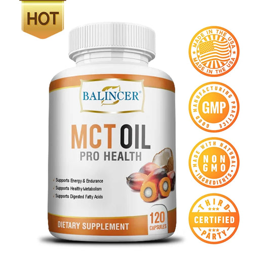 BioHack Balincer MCT Oil Supplement – Boost Energy, Metabolism, and Digestive Health