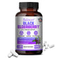 BioHack Black Elderberry Capsules – Immune Health & Skin Support with Vitamin C & Zinc