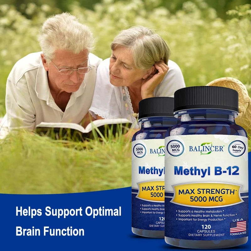 Vitamin B12 – 5000 MCG Methylcobalamin for Brain & Heart Function