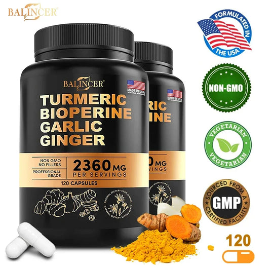 BioHack Balincer Turmeric Extract – Anti-Inflammatory Support for Joint, Muscle, and Immune System Health